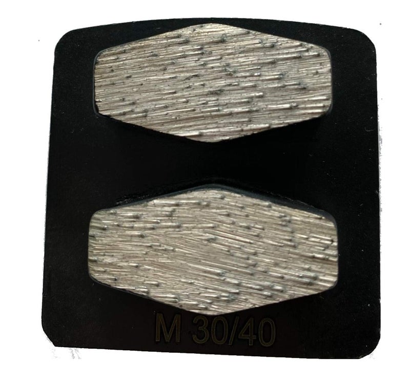 DPT (6-Pack) Premium Diamond Grinding Discs Grinder Pads Compatible with Husqvarna PG Floor Grinders, Grinding Concrete Floor, Standard Bond, 30/40 Grit - Image 1